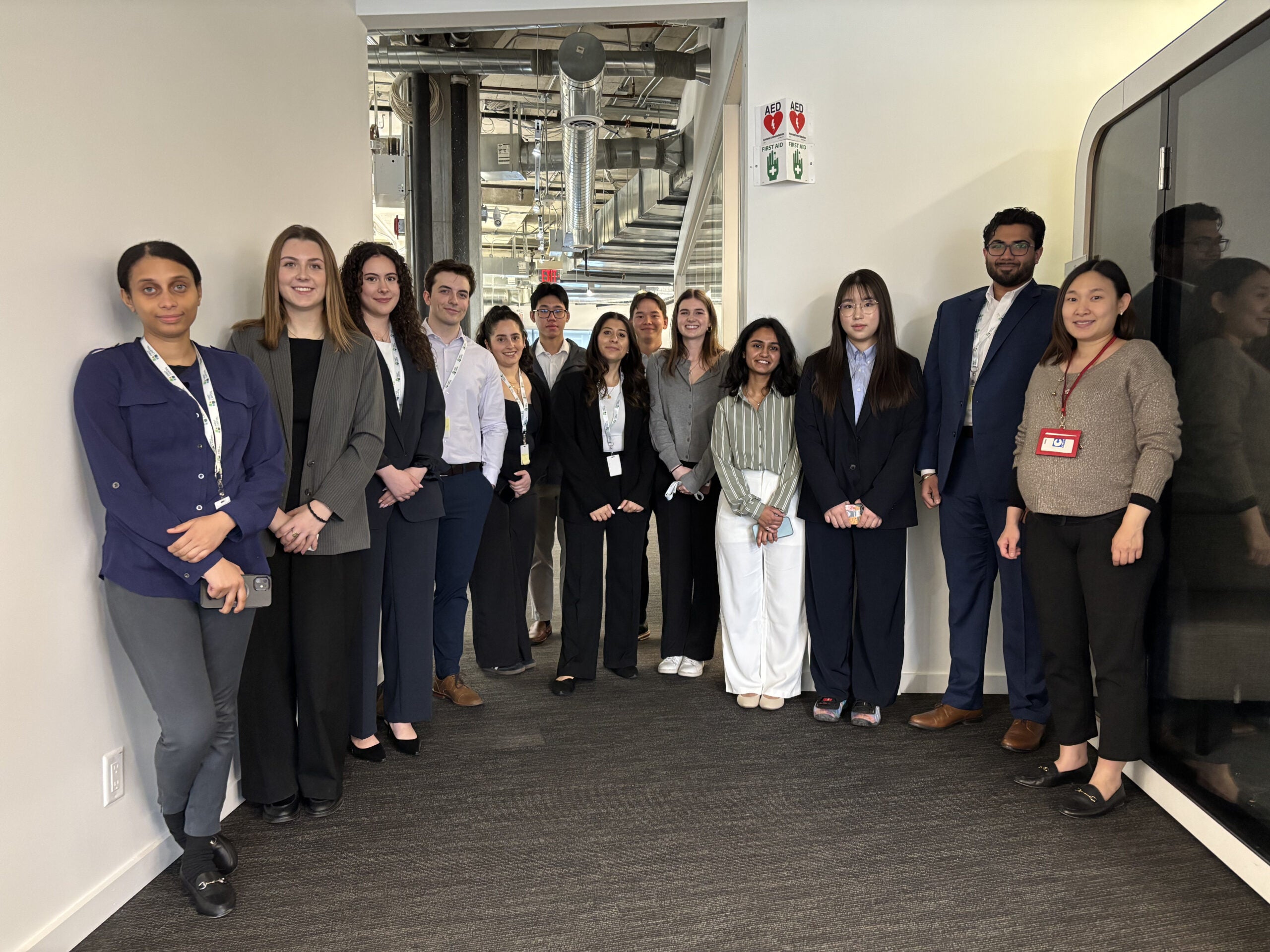Group of interns