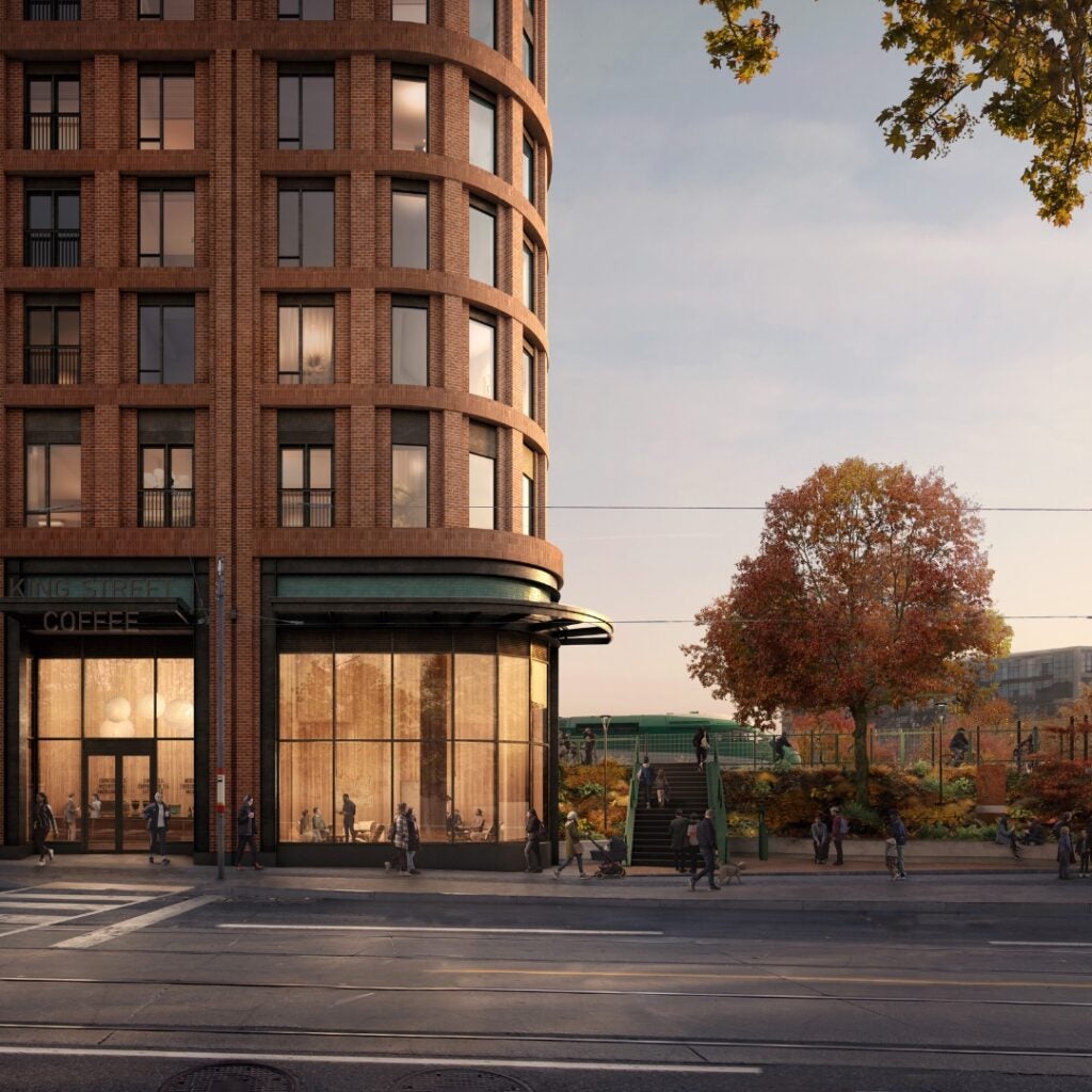 Rendering 1071 King Street Development