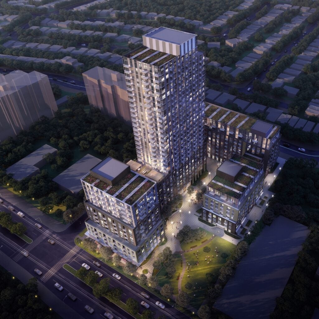 rendering 3434 Lawrence development