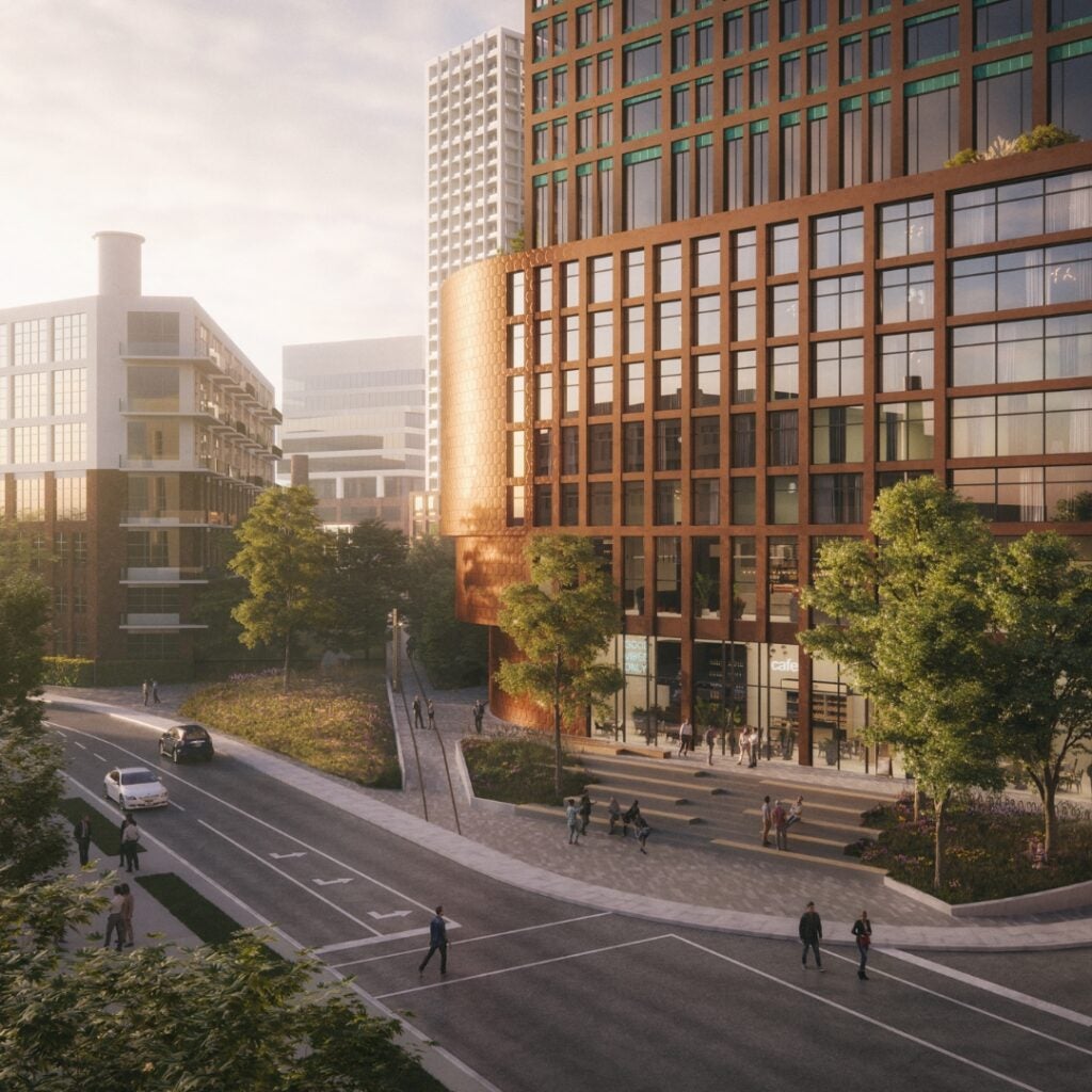 rendering shops at king liberty development