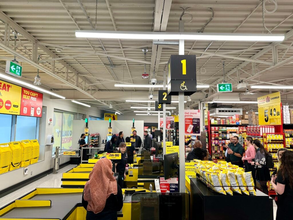 Inside No Frills Grocery